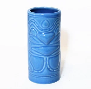 Tiki Mug Blue Cocktail Cup Accoutrements Ceramic Turquoise - Picture 1 of 4