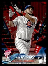 2018 TOPPS UPDATE INDEPENDENCE DAY KYLE SCHWARBER #38/76 CHICAGO CUBS #US59