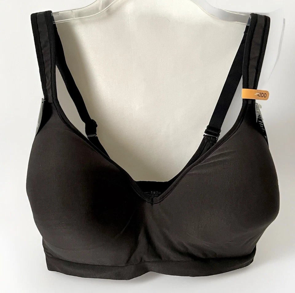Bali Comfort Revolution 3463 Wirefree Bra Size 42dd Black