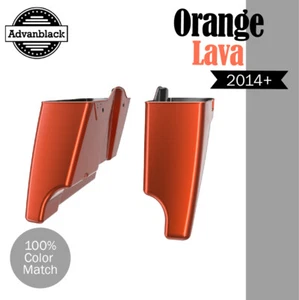 Alforja estirada Advanblack NARANJA LAVA se adapta a 14+ Harley Street Road Glide - Imagen 1 de 10