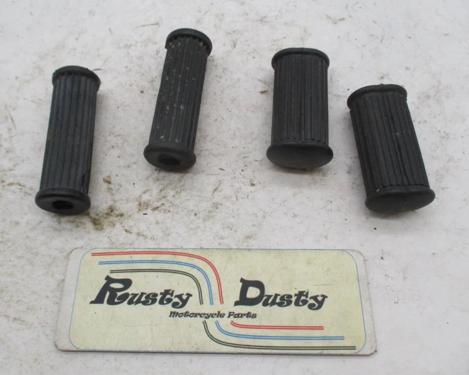 Lote de almofadas de borracha de substituição para pés Moto Guzzi Eldorado Ambassador - Imagem 1 de 4