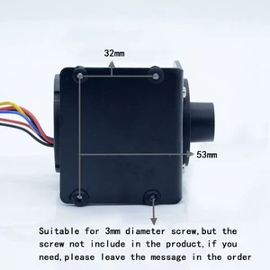 SC600 12V Computer Water Cooling Pump 600 L/H Damping Ceramic Shaft Core Bracket - Picture 1 of 8