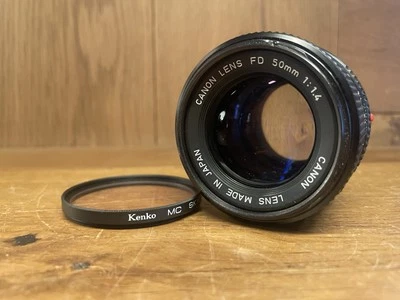 *Exc+4 : READ* Canon New FD NFD 50mm F/1.4 Standard Lens From Japan #C6-21B - Image 1 of 4