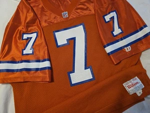 John Elway 1986 Denver Broncos Home Wilson Authentic Jersey Size 48 - Picture 1 of 9