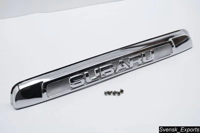 Subaru BRAT DL Leone Wagon 74-81 Rear Chrome Emblem Tail Gate Grab Handle Trim  Foto 1 de 3