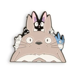 Studio Ghibli Totoro Mascots Jiji Susuwatari Enamel Pin Anime Collectible Access - Picture 1 of 6