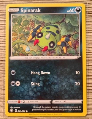 Spinarak #43 Pokemon Card  - Image 1 of 2