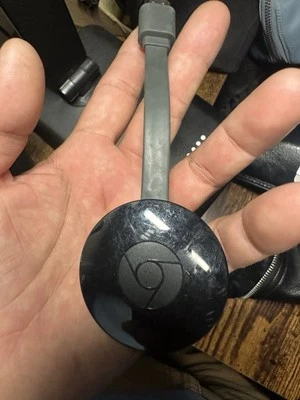 Google Chromecast 2nd Generation HD Media Streamer Model NC2-6A5 + POWER ADAPTER - Image 1 of 3