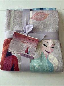 NUEVO CON ETIQUETAS Disney Frozen Throw Manta Artista Brittney Lee Elsa Anna Olaf - Imagen 1 de 4