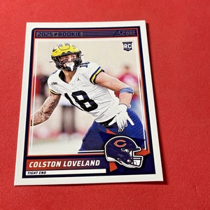 Colston Loveland .. ROOKIE .. Michigan / Chicago Bears .. Score Card 31 - Picture 1 of 2