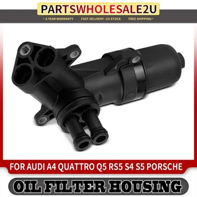 Carcasa de filtro de aceite para Audi A4 Quattro A4 Allroad Q5 S4 S5 S6 RS5 Porsche Macan Foto 1 de 4