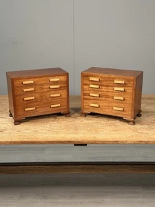 A Pair Of Antique Miniature Chest Of Drawers - Picture 1 of 14