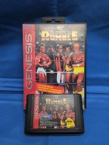 WWF Royal Rumble (Sega Genesis, 1993) nur Cartridge und Box - Bild 1 von 5