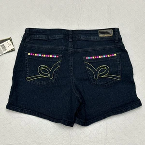 NWT- Rocawear shorts Women’s Jean colorful accent 4 “ Inseam Juniors 7 - Picture 1 of 11