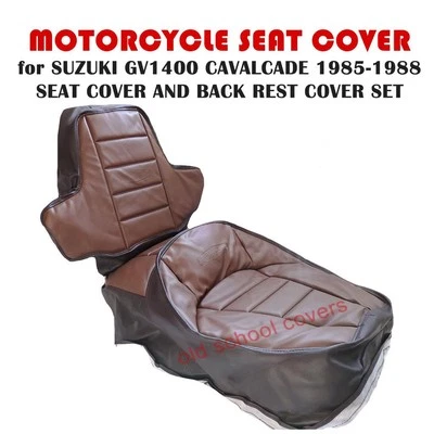 FUNDA ASIENTO Y RESPALDO SUZUKI GV1400 CAVALCADE 1985-1988 2 TONOS MARRÓN Foto 1 de 4
