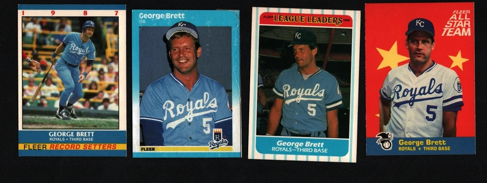 George Brett 1986 1987 Fleer Oddball棒球卡 — 第 1/1 张图片