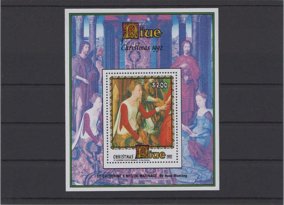 Niue 1992 Christmas XF Mint Never Hinged - Image 1 of 1