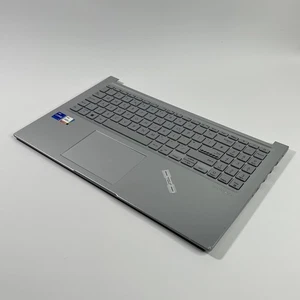 Genuine Silver Asus VB 15 X1504ZA Palmrest, Keyboard& Speaker 13N1-GVA0C01. - Picture 1 of 14