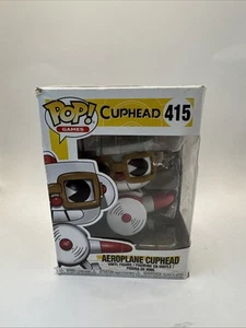 Funko Pop Games Cuphead Aeroplane Cuphead 415 Box Is A Bit Damaged - Picture 1 of 6