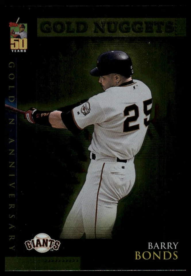 2001 Topps #GA17 Barry Bonds Golden Anniversary - Image 1 of 2