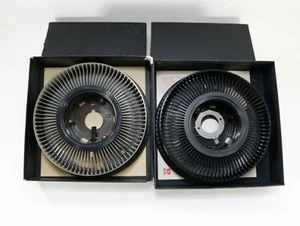 2 Kodak Carousel Transvue 80 Slides Tray Photo Picture Film - Picture 1 of 4