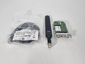 Cisco 4G LTE 2.0 WAN Interface Card - EHWIC-4G-LTE-AU V01 W/ Antenna & Extender - Picture 1 of 3