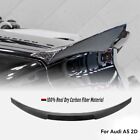 Audi A5 2D Coupe Spoiler Real Carbon Fiber Wing Trunk Spoiler Fit For 2007-2016