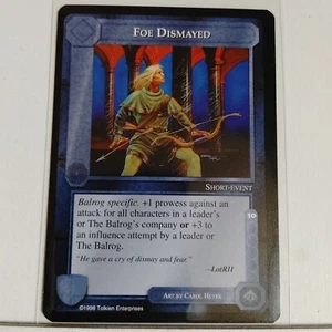 MECCG "BALROG"--- FOE DISMAYED ---RARE NM / MINT - Picture 1 of 1