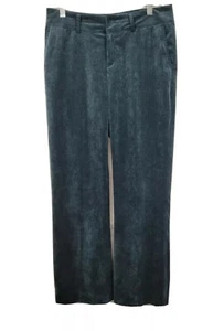 Coldwater Creek Women’s Size 6 Natural Fit CORDUROY Pants turquoise teal blue - Picture 1 of 6