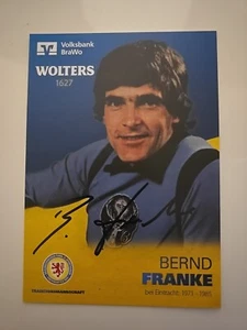 BERND FRANKE Autogramm Signiert Autograph Signed Original Autogrammkarte - Bild 1 von 1