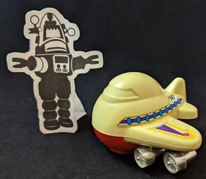 Vintage FE Toy 747 Jumbo Jet Airliner Pullback Toy Airplane Made in Hong Kong - Picture 1 of 5