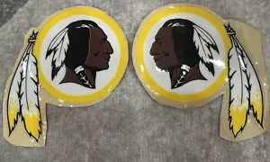 NUEVO CASCO DE FÚTBOL AMERICANO WASHINGTON REDSKINS calcomanías tamaño completo 3M ALTA CALIDAD 2 piezas - Imagen 1 de 2