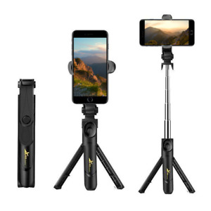 Extendable Selfie Stick Tripod Phone Holder with Bluetooth Remote 
