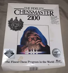 The Fidelity Chessmaster 2100 Big Box für IBM PC 3,5" Disk von Software Toolworks - Bild 1 von 5