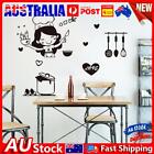 Lovely Chef Wall Sticker Waterproof Removable Switch Decal Kitchen Decorations