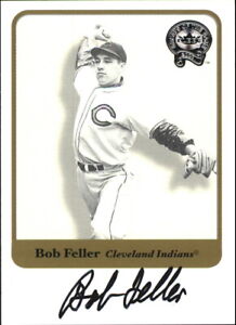 2001 Greats of the Game Autographs #26 Bob Feller