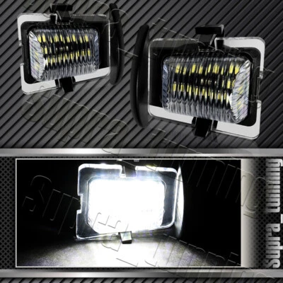 Luces de matrícula Xenón blancas 18-SMD LED 6000K para Jeep Wrangler JK 2007-2018 Foto 1 de 4
