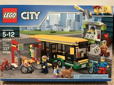 LEGO City 60154 Bus Station New Sealed Retired 2017 Set - Rare - Image 1 of 2