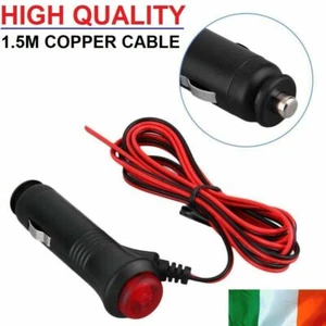 Car Cigarette Lighter 12V 24V Male Lighter Socket Plug Connector On Off Switch - Picture 1 of 12