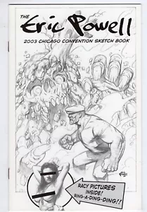 ERIC POWELL 2003 Chicago Convention Sketch Book 1st Print SIGNED AUTOGRAPHED 530 - Picture 1 of 2