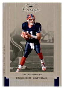 2005 Classics Drew Bledsoe NFL Base Card PWE Set Break Cowboys #10 - Picture 1 of 2