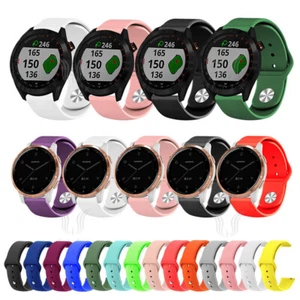 Cinghia sportiva in silicone morbido per Garmin Vivoactive 4 4S 3 / Vivomove 3 3S Venu - Foto 1 di 29
