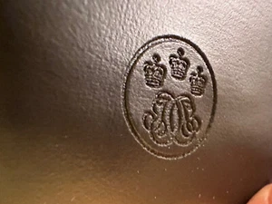 VTG Leather fine calfskin Black wallet bilfold 4" x 4.5" - Picture 1 of 5