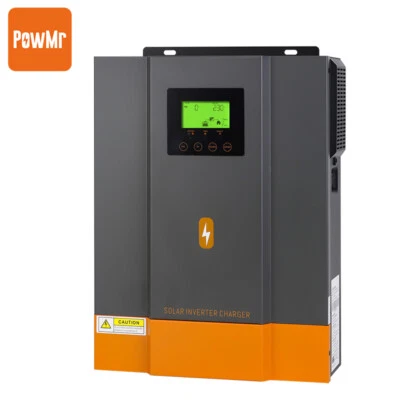 PowMr 3KW 24V Hybrid Inverter Off-Grid Pure Sine Wave 80A MPPT Solar Controller - Image 1 of 4