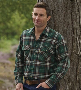 CHAMPION KEMPTON HERREN LANGARM FREIZEIT FORMELLE JAGD OUTDOOR BAUMWOLLE SHIRT - Bild 1 von 4