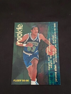 1995-1996 Fleer ROOKIE Basketball Card #281 Jerome Allen - Image 1 of 3