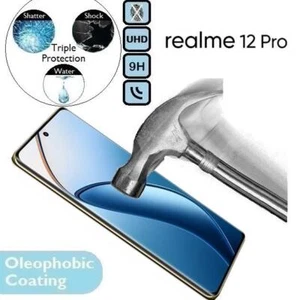 Protector de Pantalla 100% Original Vidrio Templado 9H (PLANO) 12Pro Para Realme 12 Pro - Imagen 1 de 2