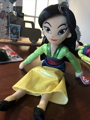 Juguete de peluche TY Beanie Buddy - MULAN (princesa de Disney - Mulan) (18 pulgadas) - MWMTs Foto 1 de 4