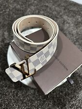 Cinturones Louis vuitton Blanco talla 90 cm de en Cuero - 25957396