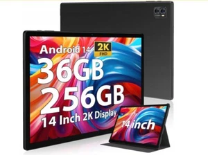 Tablet FASTWD L361 14 Zoll Android 14 5G WiFi ohne SIM Face ID 256GB 10580mAh - Bild 1 von 2